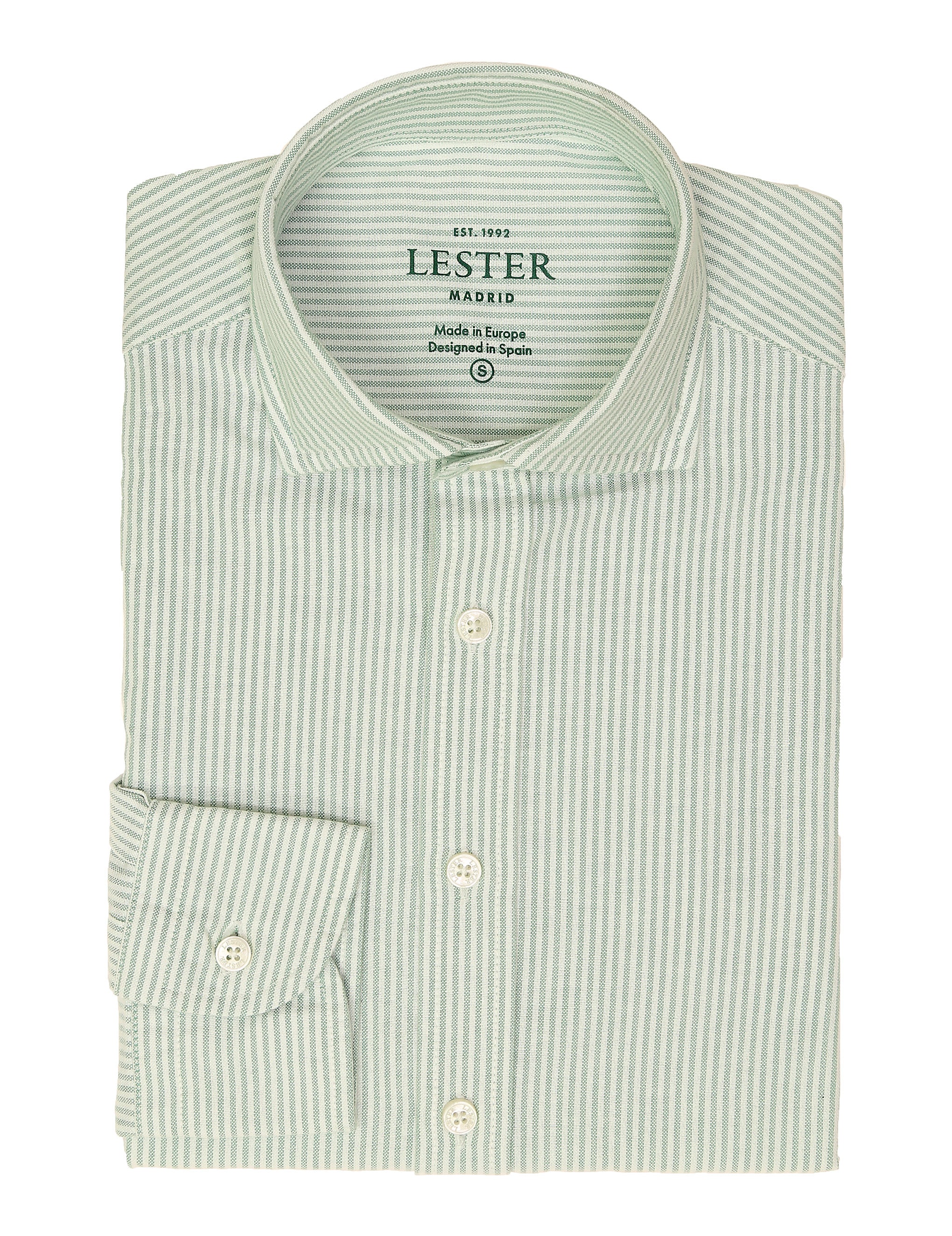 Camisa sport oxford raya fina Verde