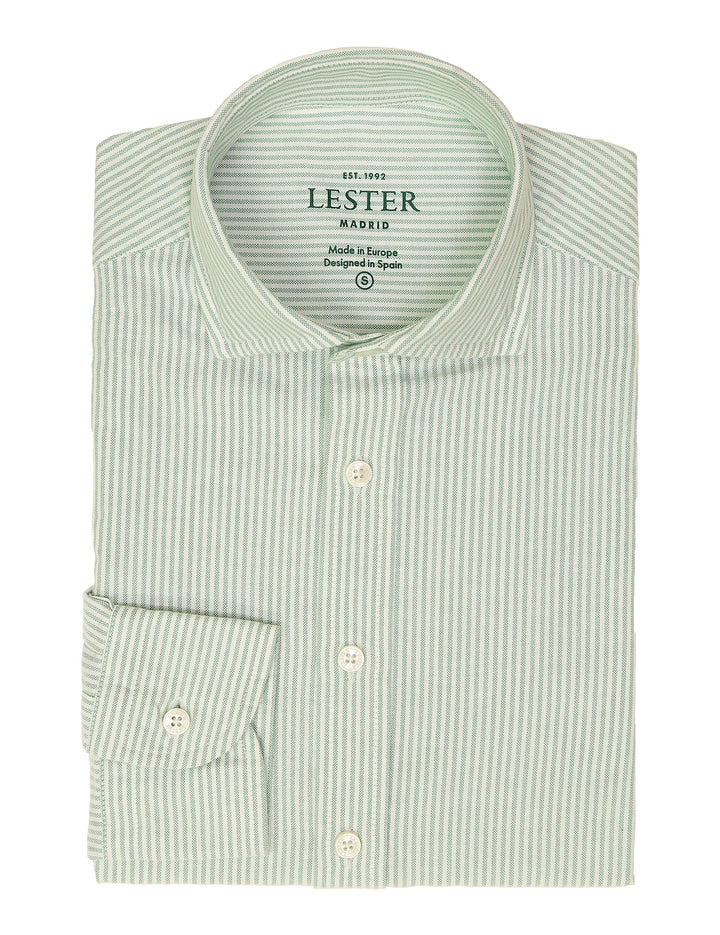 Camisa sport oxford raya fina Verde
