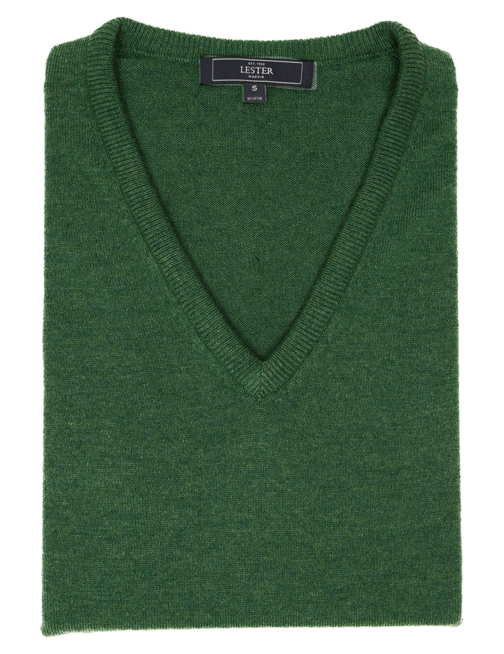 Jersey cashmere pico Verde