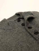 Jersey botones lana Gris