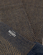 Calcetin algodón espiga Azul/beige