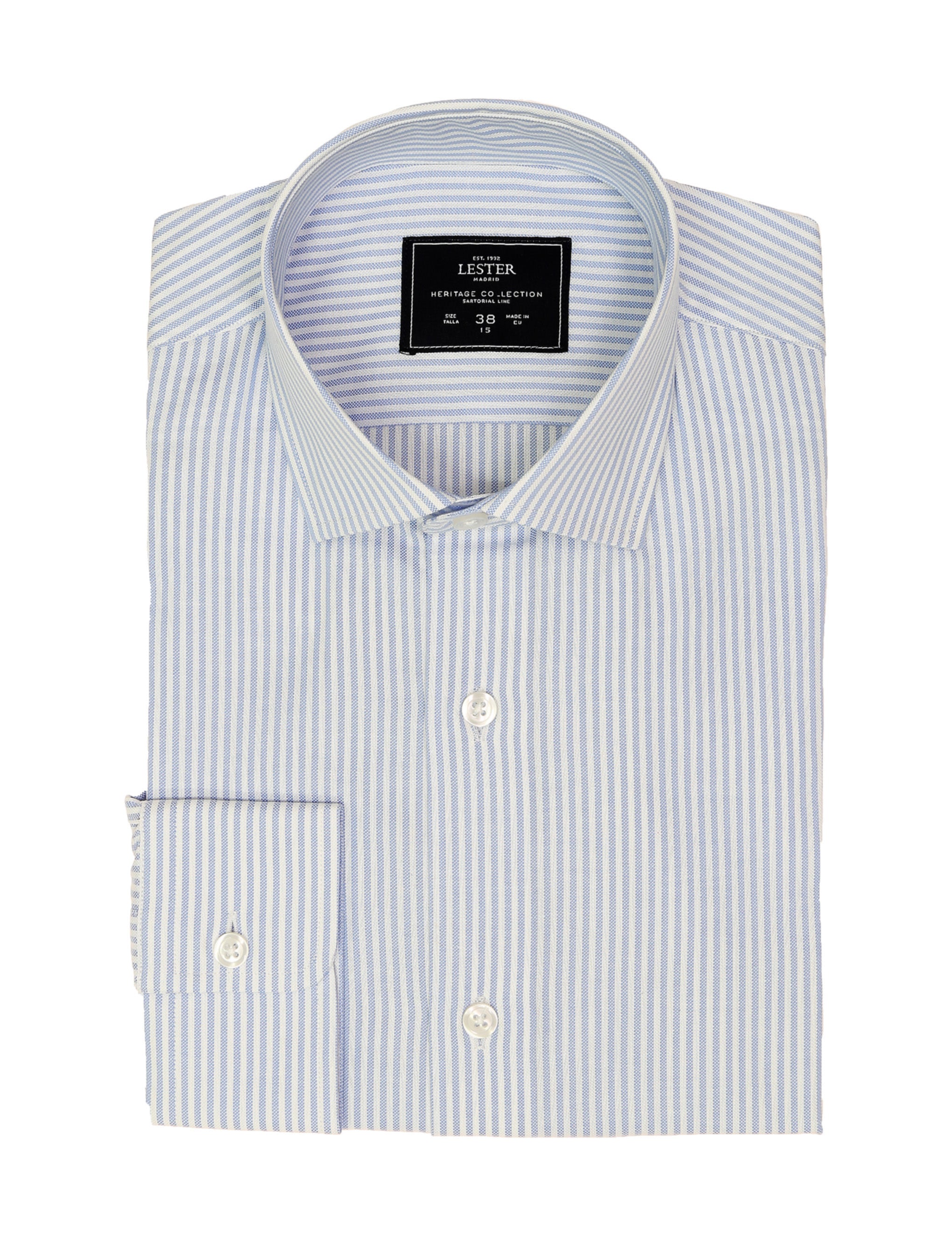 Camisa vestir oxford raya Azul