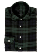 Camisa sport escocesa tartan Azul/verde