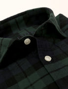 Camisa sport escocesa tartan Azul/verde