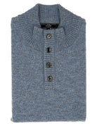 Jersey botones lana Azul