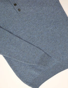 Jersey botones lana Azul