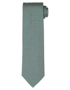 Corbata prismas Verde/gris