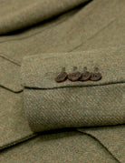 Chaqueta tweed sarga Verde