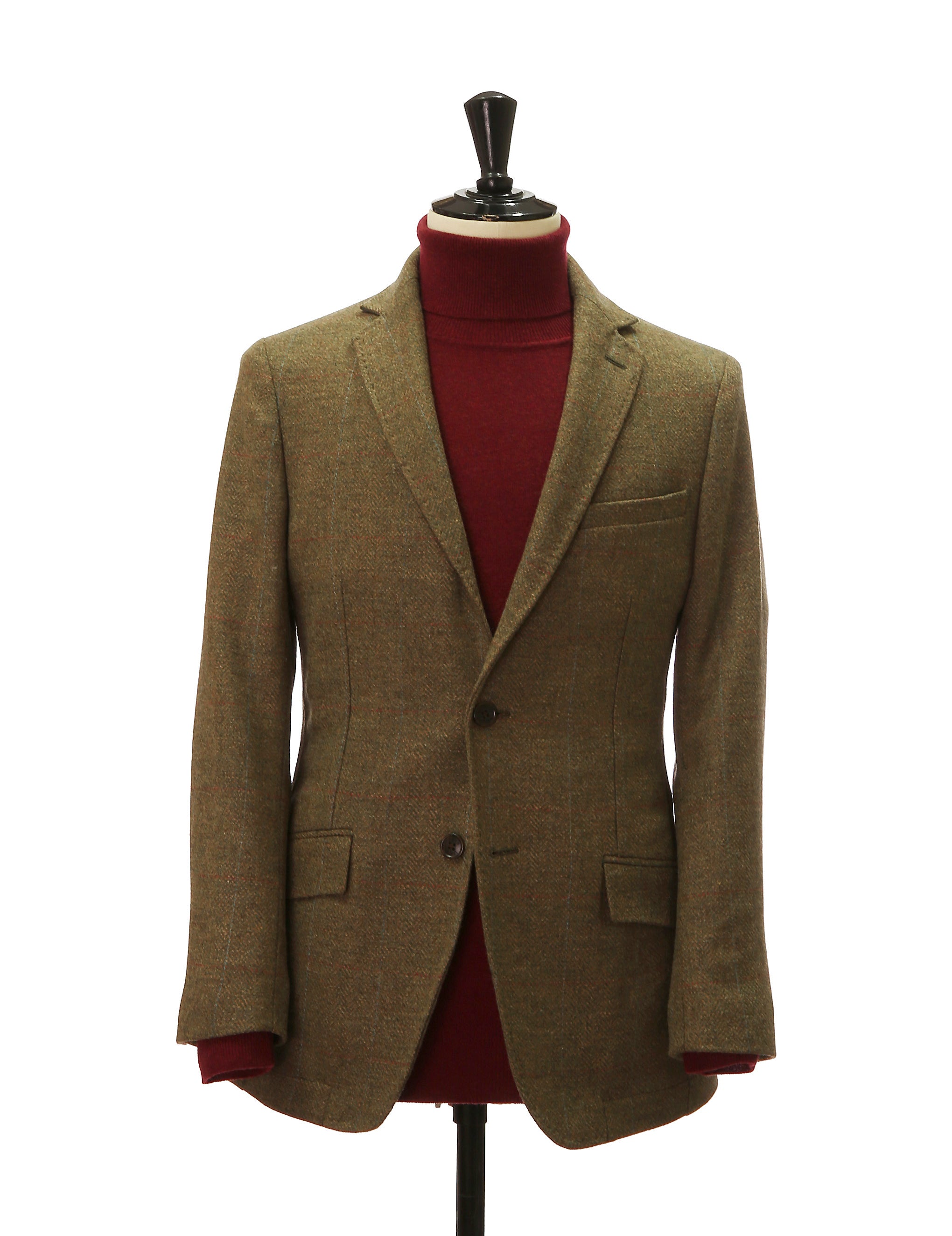 Chaqueta tweed rutland Verde