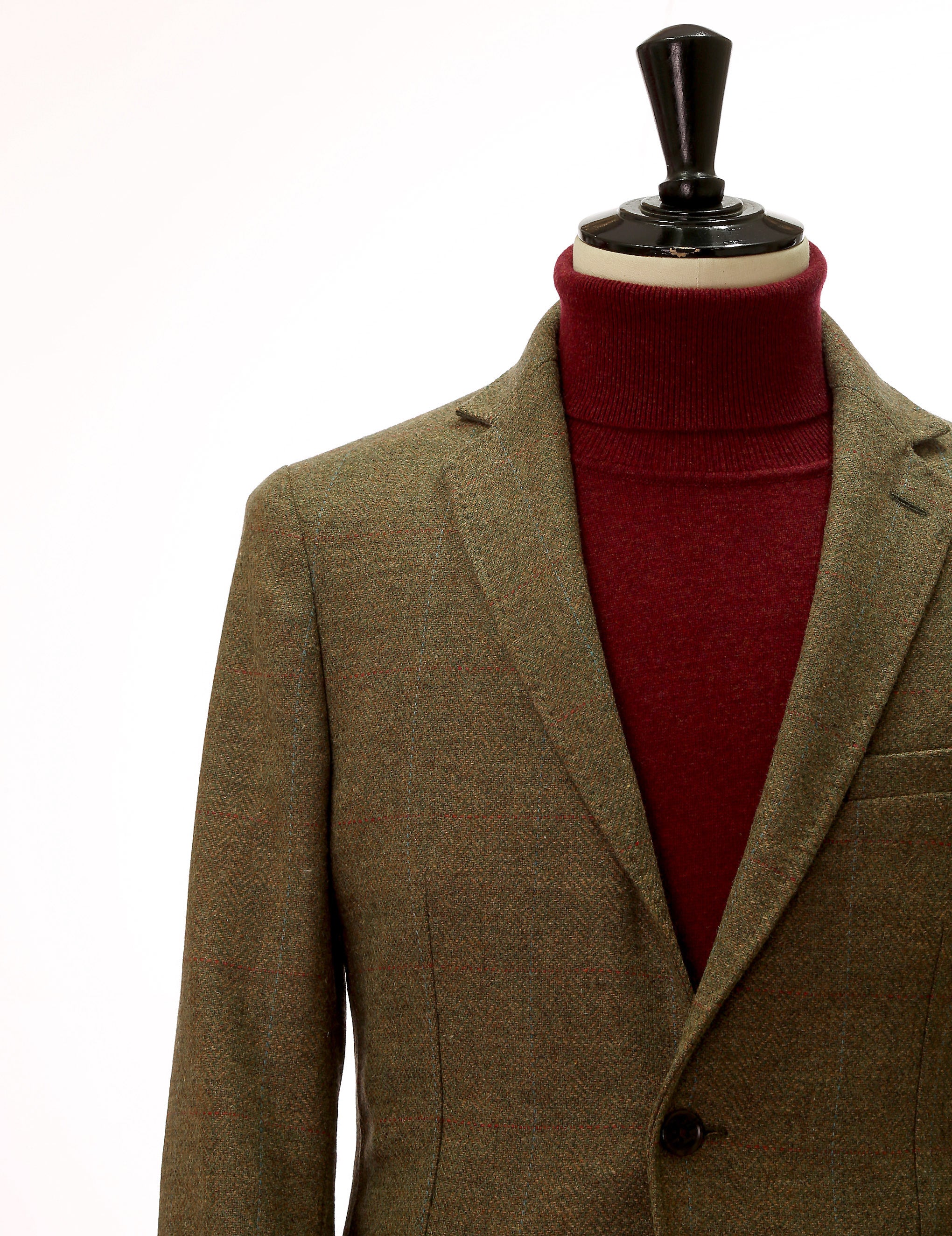 Chaqueta tweed rutland Verde