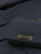 Chaqueta tweed sarga Azul