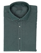 Camisa oxford tintada Verde medio