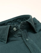 Camisa oxford tintada Verde medio