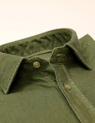 Camisa oxford tintada Kaki
