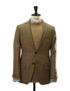 Chaqueta tweed cashmere kent Verde