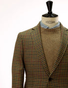 Chaqueta tweed cashmere kent Verde