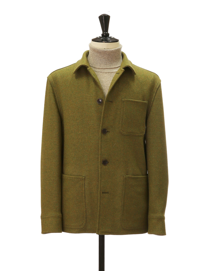 Chaqueta custer tweed Verde