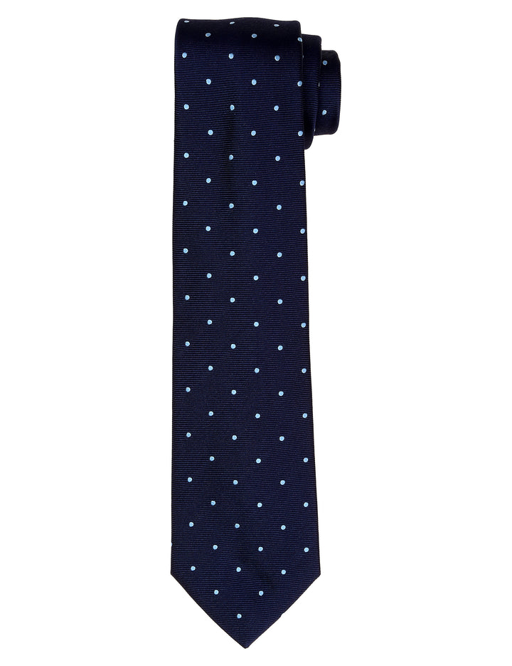 Corbata lunares Azul/azul