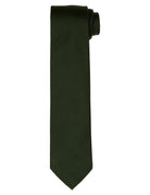Corbata liso clasico Verde oscuro
