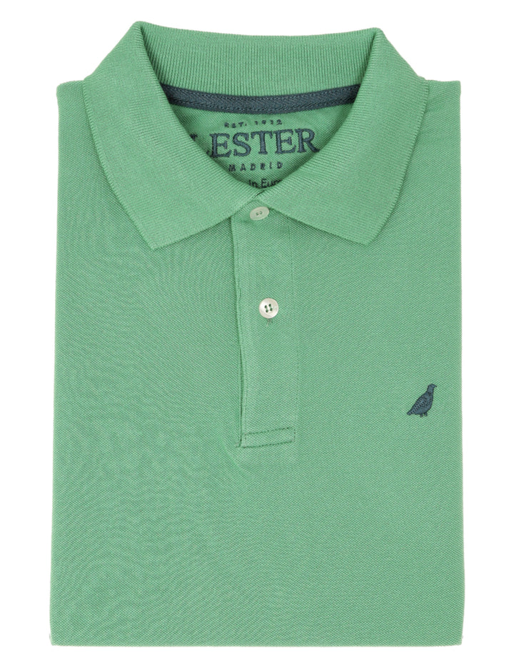 Polo pique manga corta Verde claro