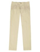 Pantalón gabardina elastan pinzas Hielo