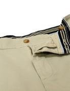 Pantalón gabardina elastan pinzas Hielo