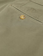 Pantalón gabardina elastan pinzas Beige