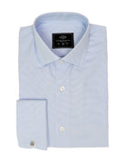 Camisa vestir semilisa Azul