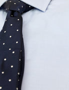 Camisa vestir semilisa Azul