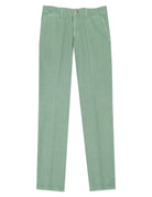 Pantalón lino algodón tencel Verde