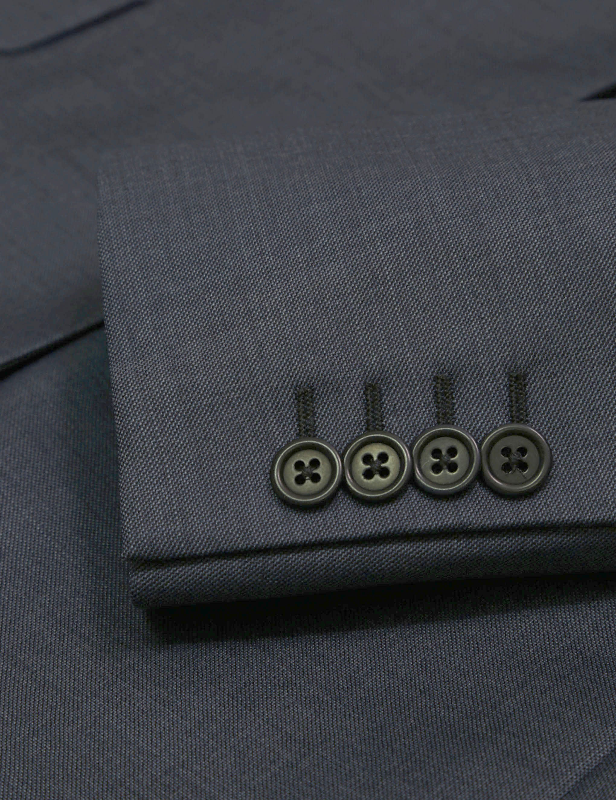 Traje fil a fil Azul medio