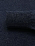 Jersey pico algodón Azul oscuro