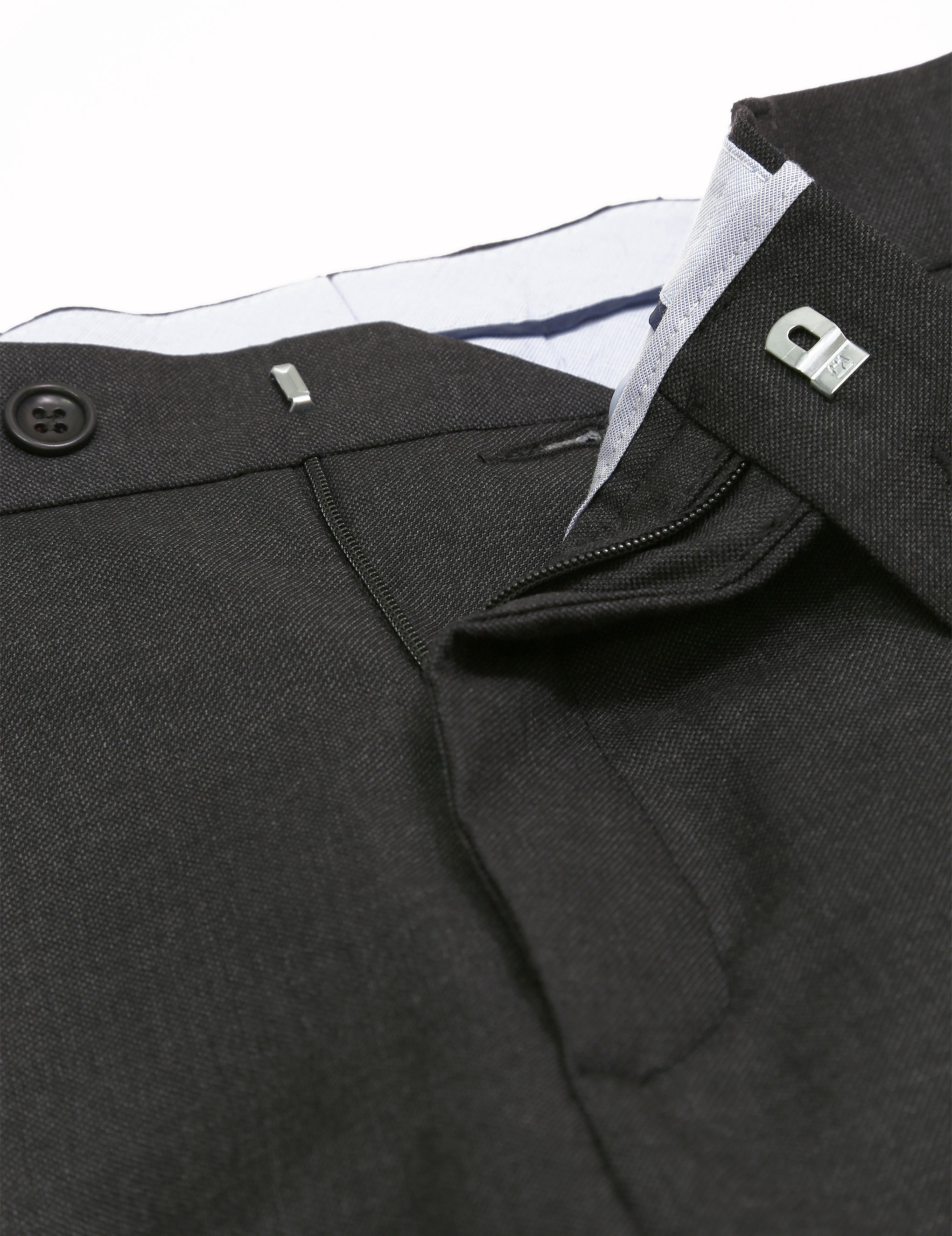 Pantalón vestir s/pinzas Gris oscuro