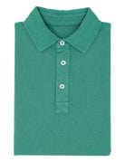 Polo pique lavado Verde
