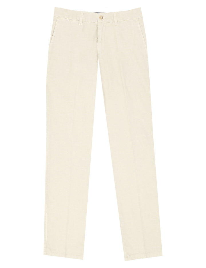 Pantalón lino algodón tencel Hielo