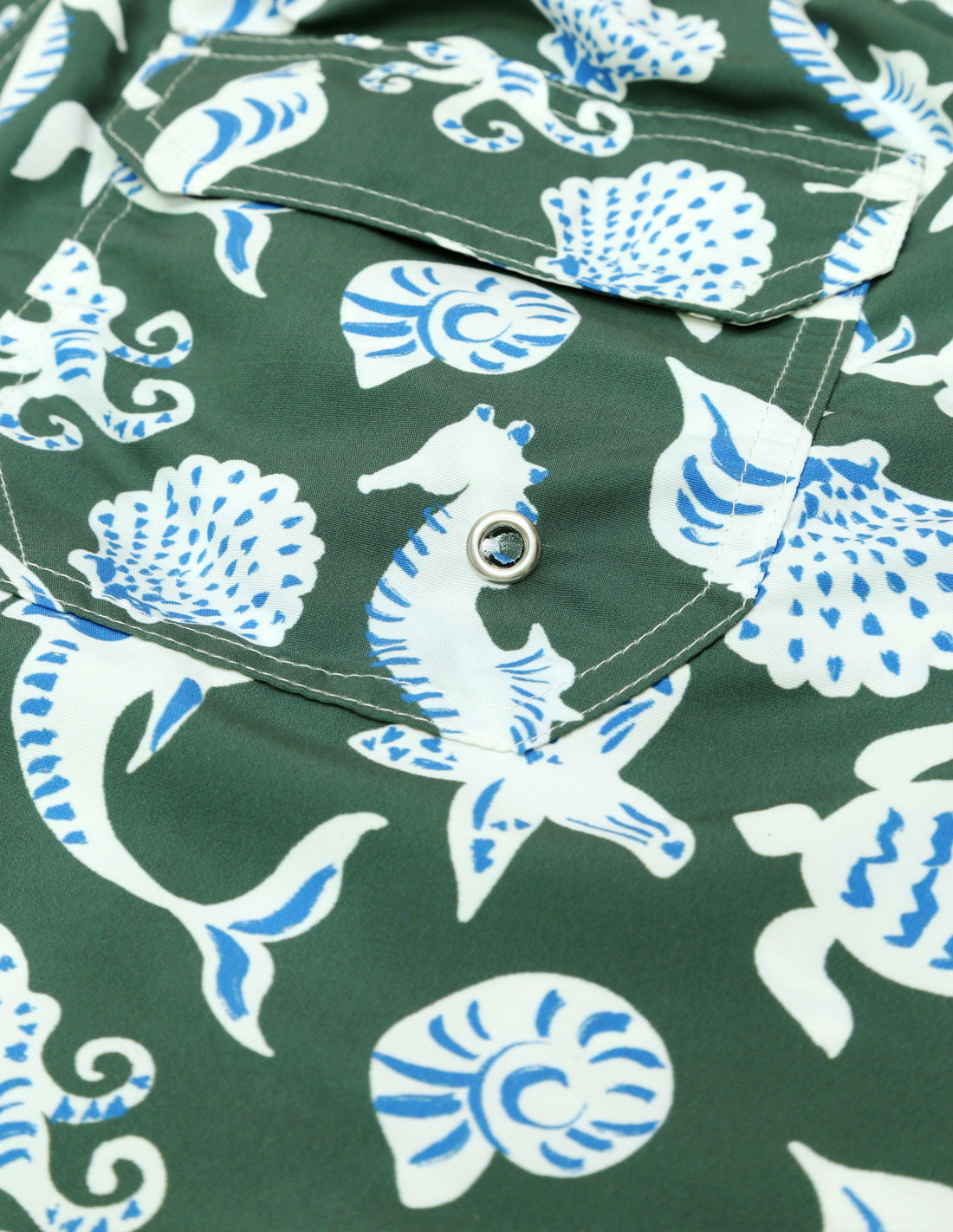 Traje de baño marino Verde