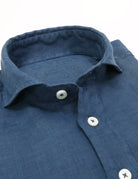Polera lino Azul oscuro