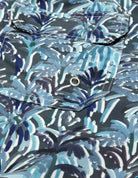 Traje de baño palmeras Azul