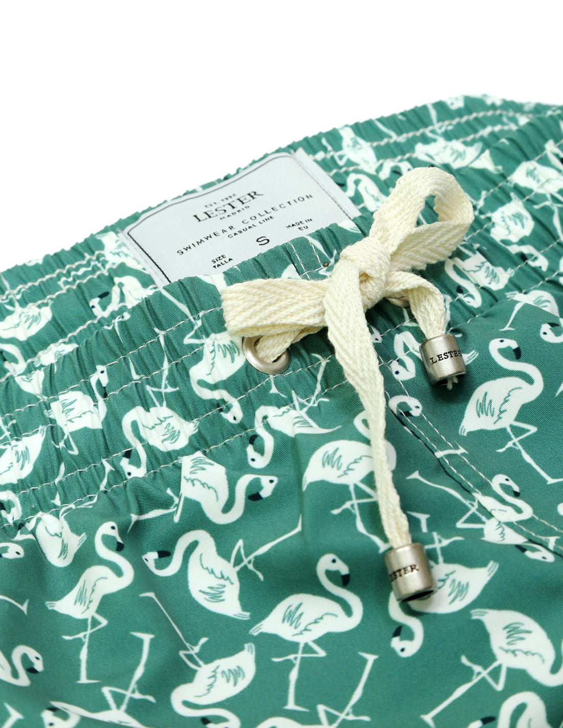 Traje de baño flamencos Verde
