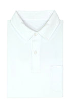 Polo jersey lavado Blanco