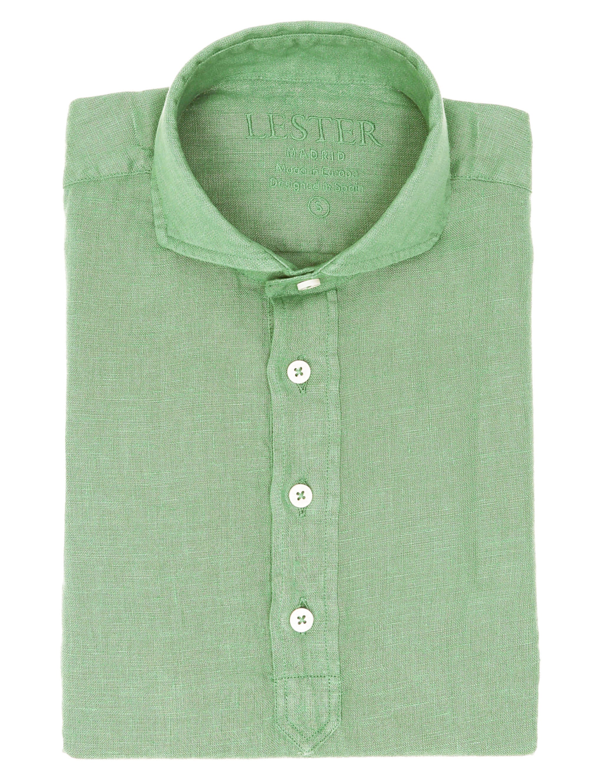 Polera lino Verde claro