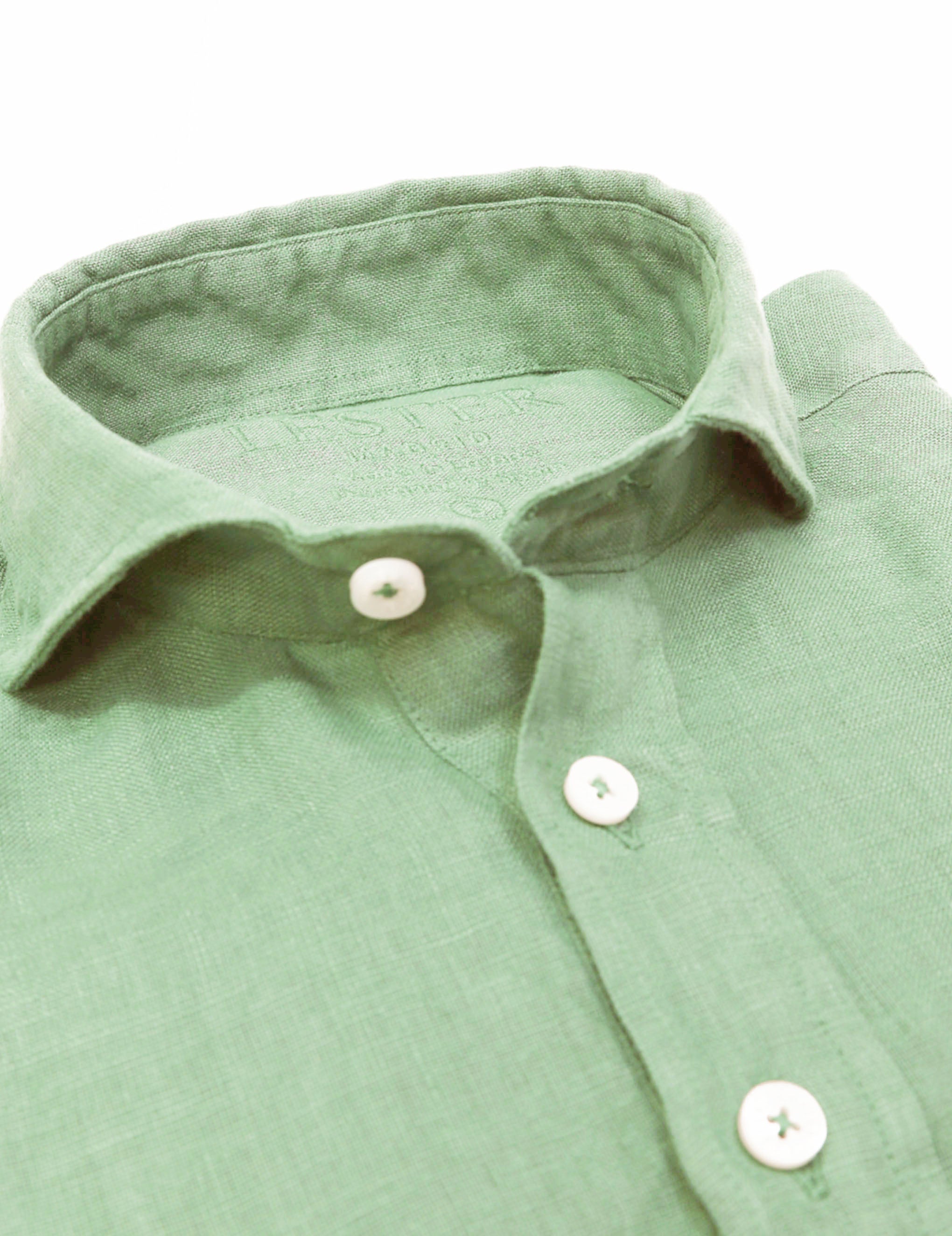 Polera lino Verde claro