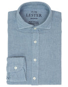 Camisa sport denim estructura Azul