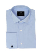 Camisa vestir vichy Azul