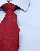 Camisa vestir vichy Azul