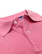 Polo pique manga corta Rosa