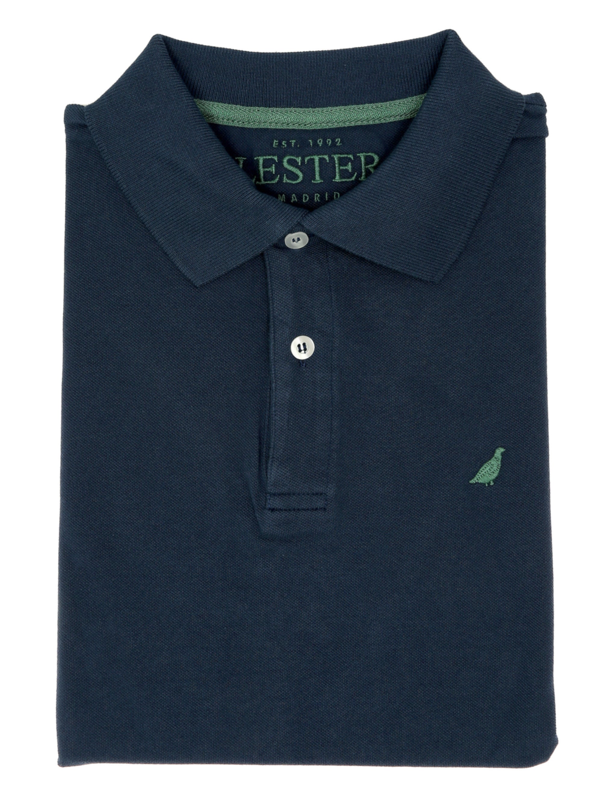 Polo pique manga corta Azul oscuro
