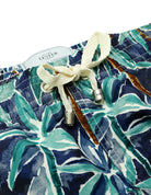 Traje de baño palmeras grandes Azul/verde