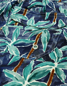 Traje de baño palmeras grandes Azul/verde