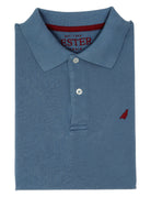 Polo pique manga corta Azul medio
